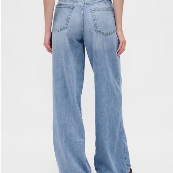 Gap high rise wide leg jeans sz33 - Picture 3 of 6